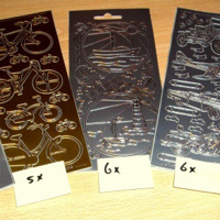 te koop stickervellen allerlei thema s